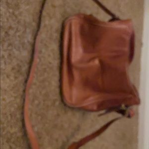A Jcrew bag thats all brown